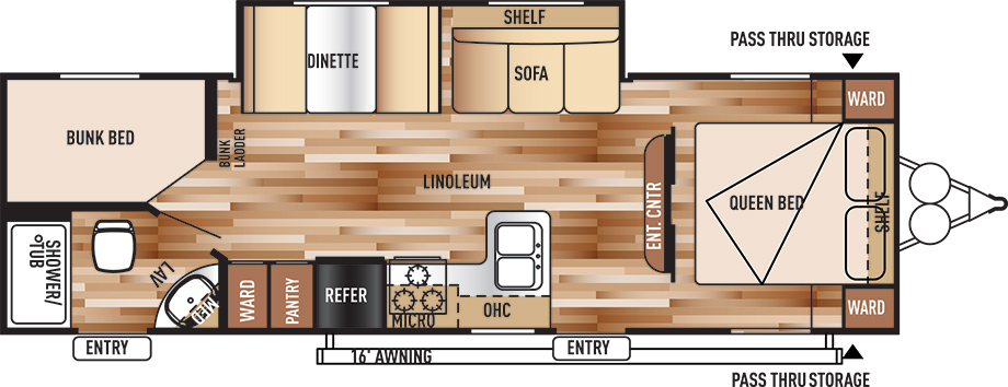 New rental floor plan in M&G Trailer Ranch And Marine, Clute, Texas